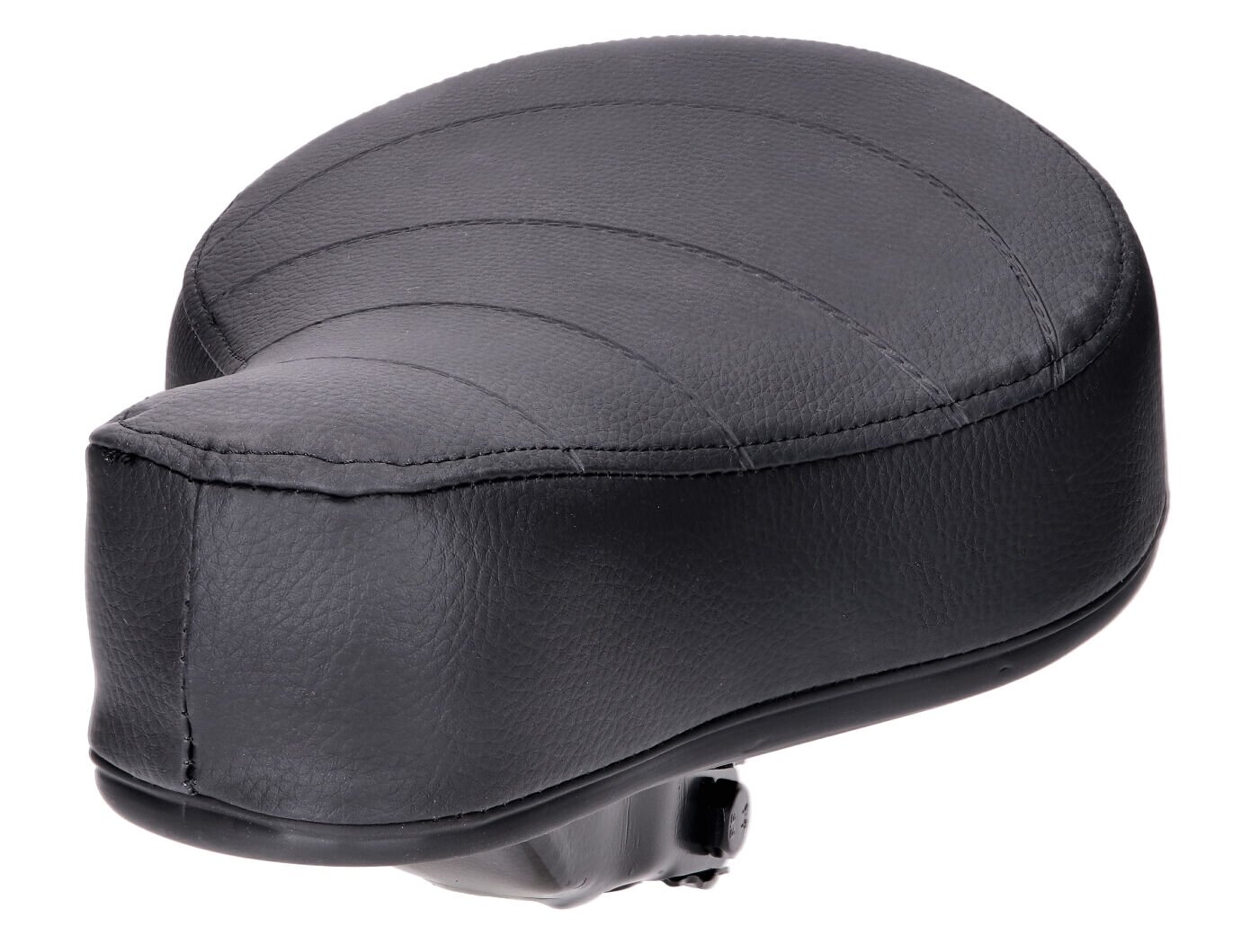 Selle à ressorts noire avec lettrage Puch