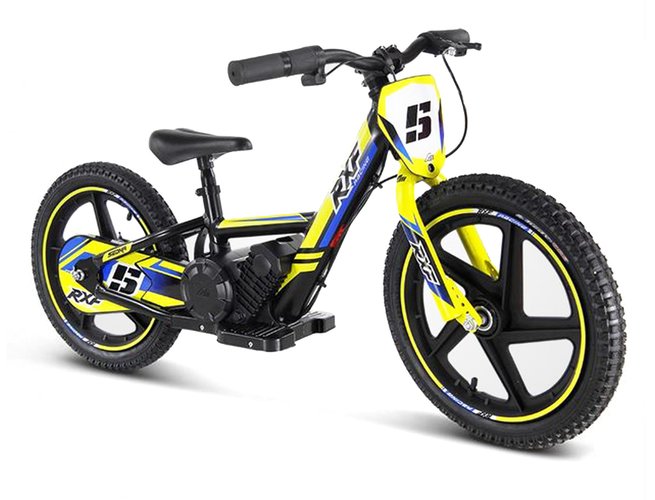 yellow balance bike