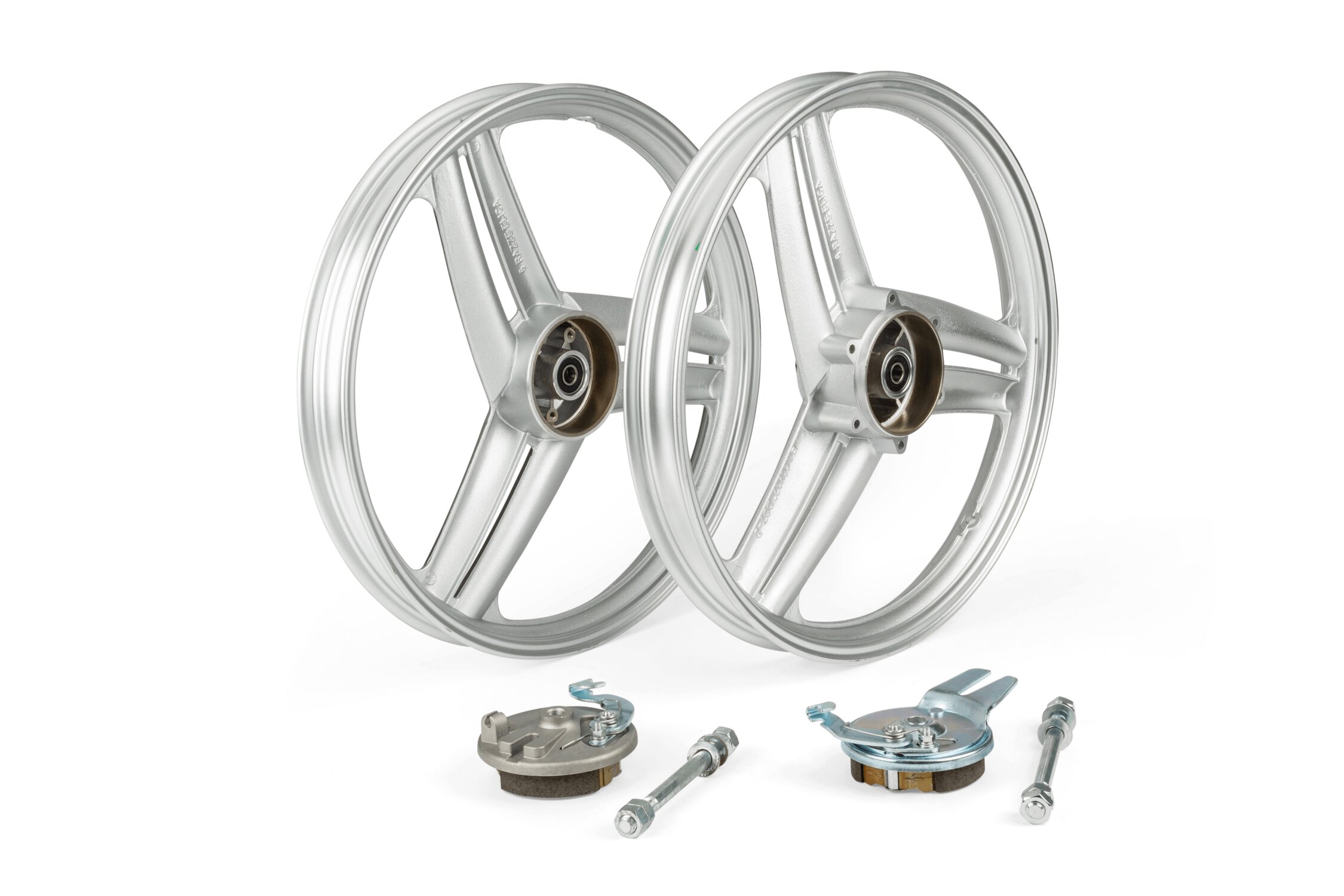 Jantes Av. / Ar. 17" type Grimeca Gris Peugeot 103 SP / MVL