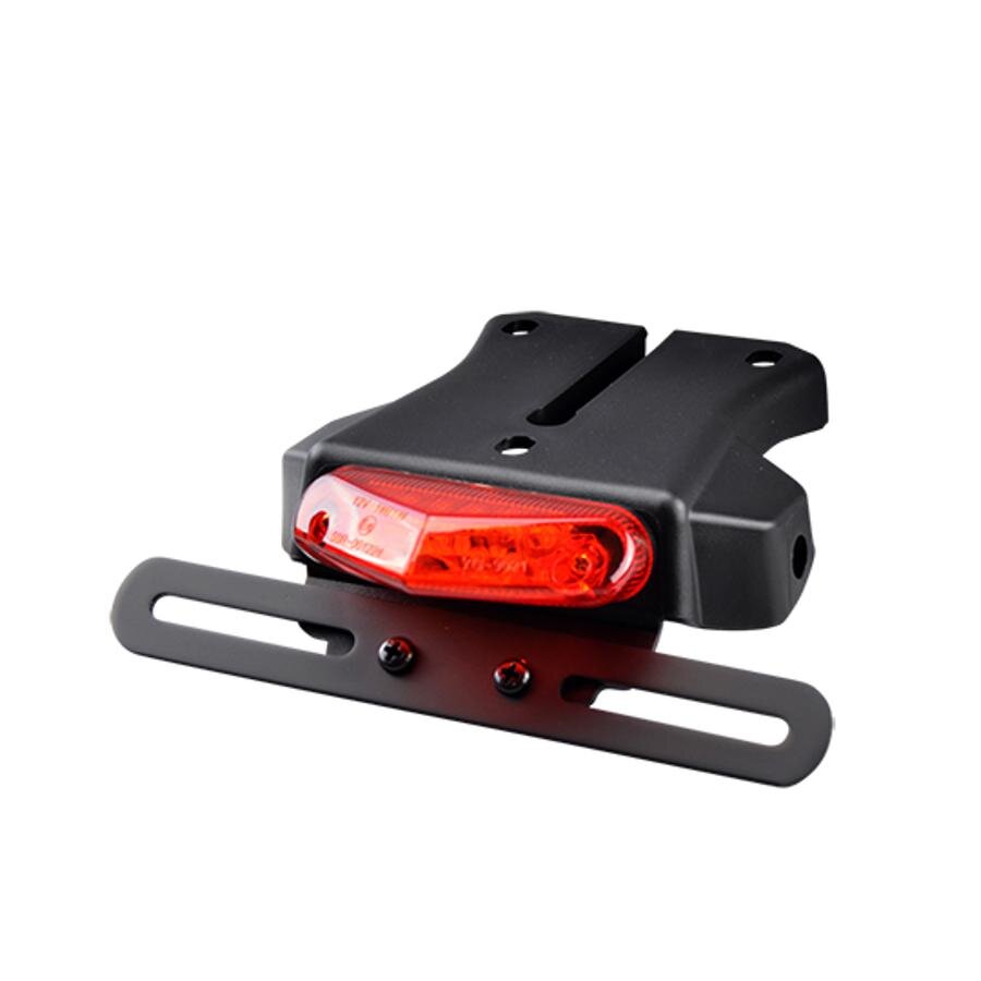 Support de plaque avec feu arrière à Led rouge universel