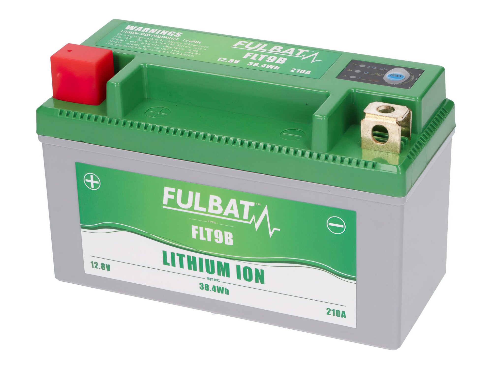 Batterie 12V - 3Ah Fulbat FLT9B Lithium Ion sans entretien - prête à l'emploi