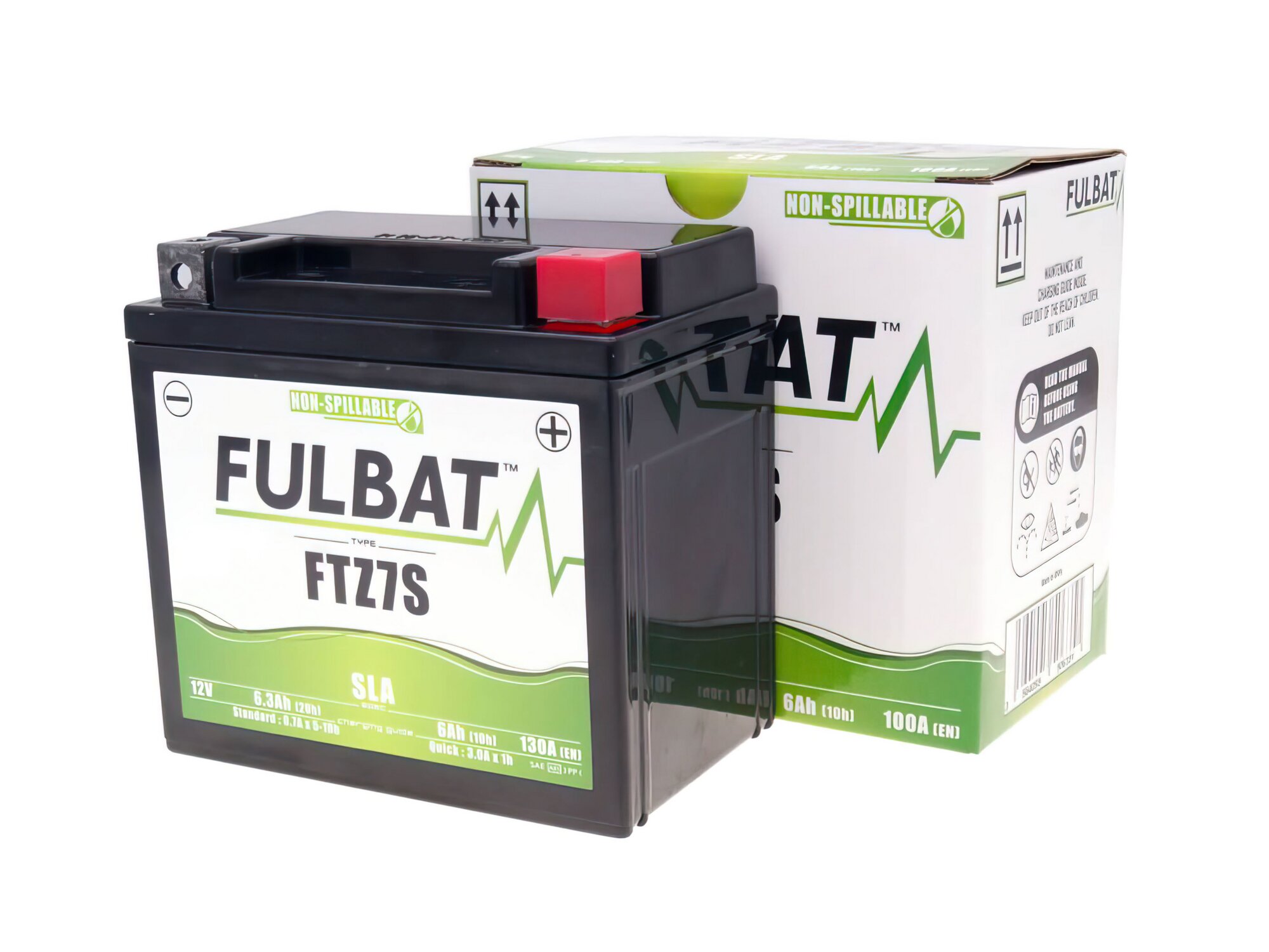 Batterie 12V - 6Ah Fulbat FTZ7S SLA sans entretien - prête à l'emploi