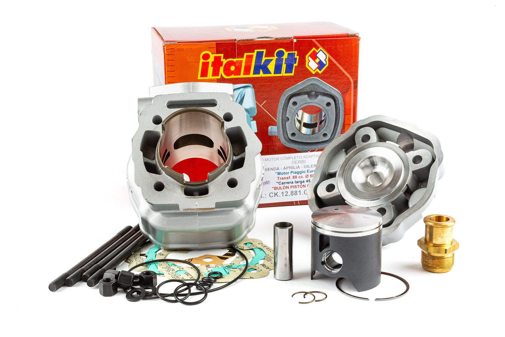 Kit cylindre Italkit 88 Derbi Euro 3 / Euro 4