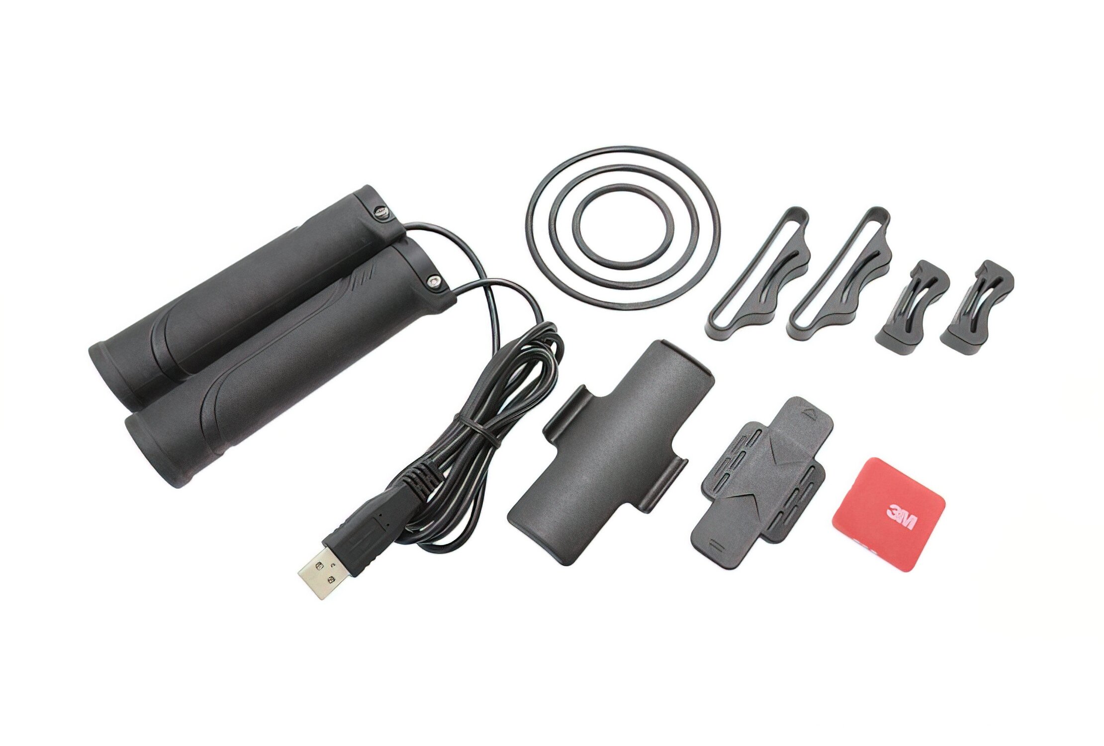 Poignées chauffantes 5V / 10W Koso avec connection USB pour Vélo