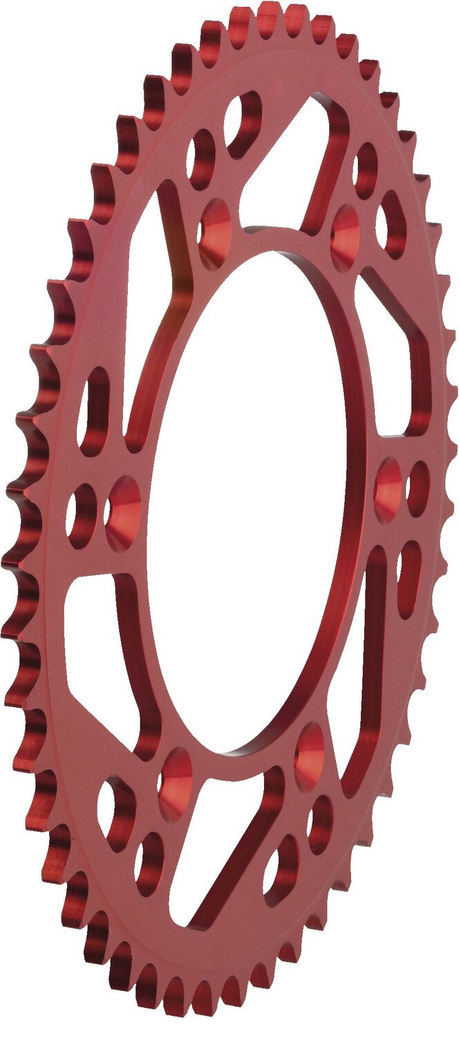 Couronne aluminium 520 Moose Racing Beta RR 50 dents rouge