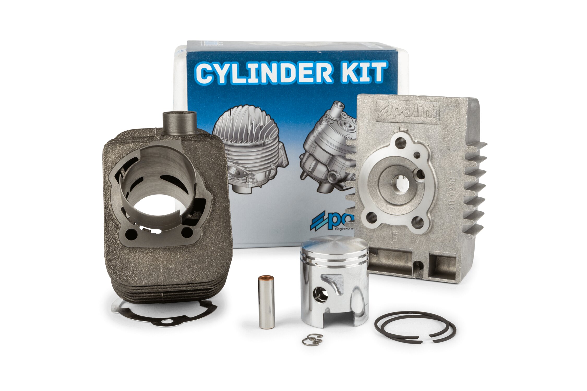 Kit cylindre Polini Fonte 66 axe 10mm Piaggio Si