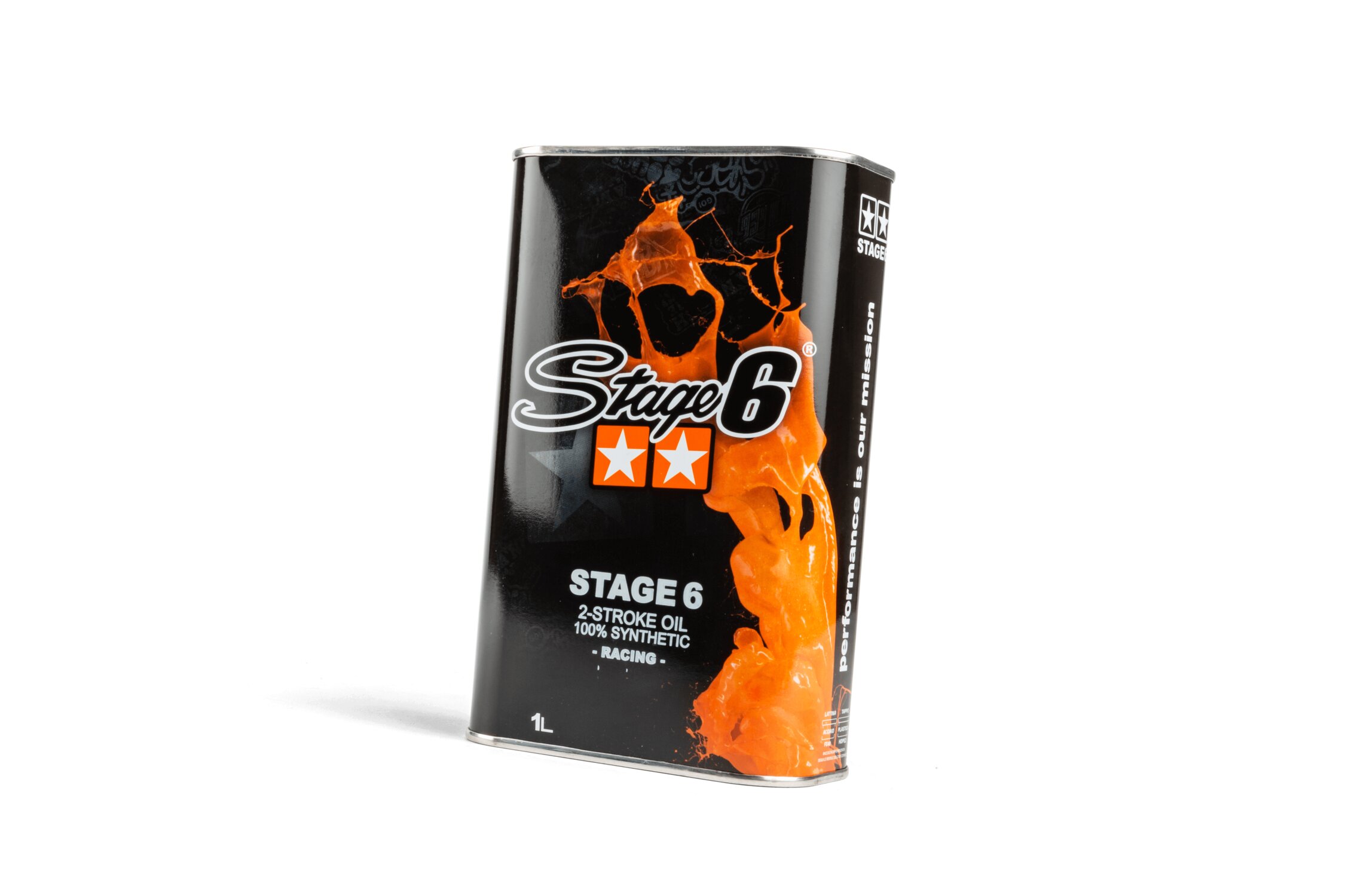 Huile moteur 2 temps Stage6 Racing 100% synthèse 1L