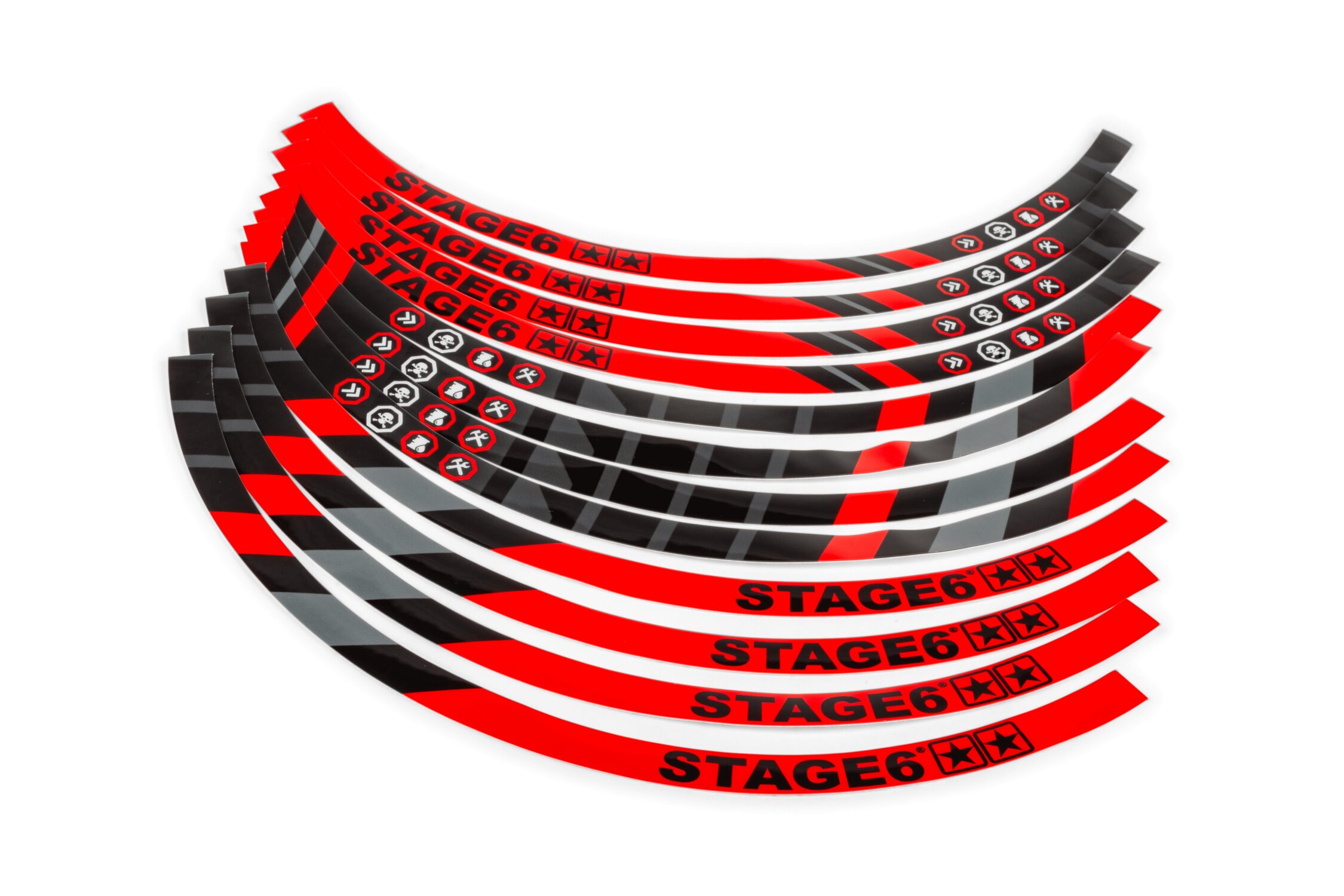 Liseret de jante Moto 17" Stage6 Rouge