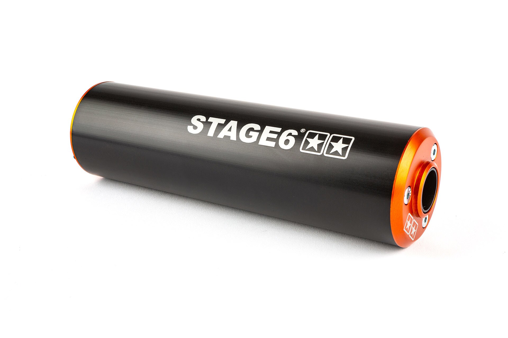 Silencieux d'échappement Stage6 50 - 80 gauche orange / noir