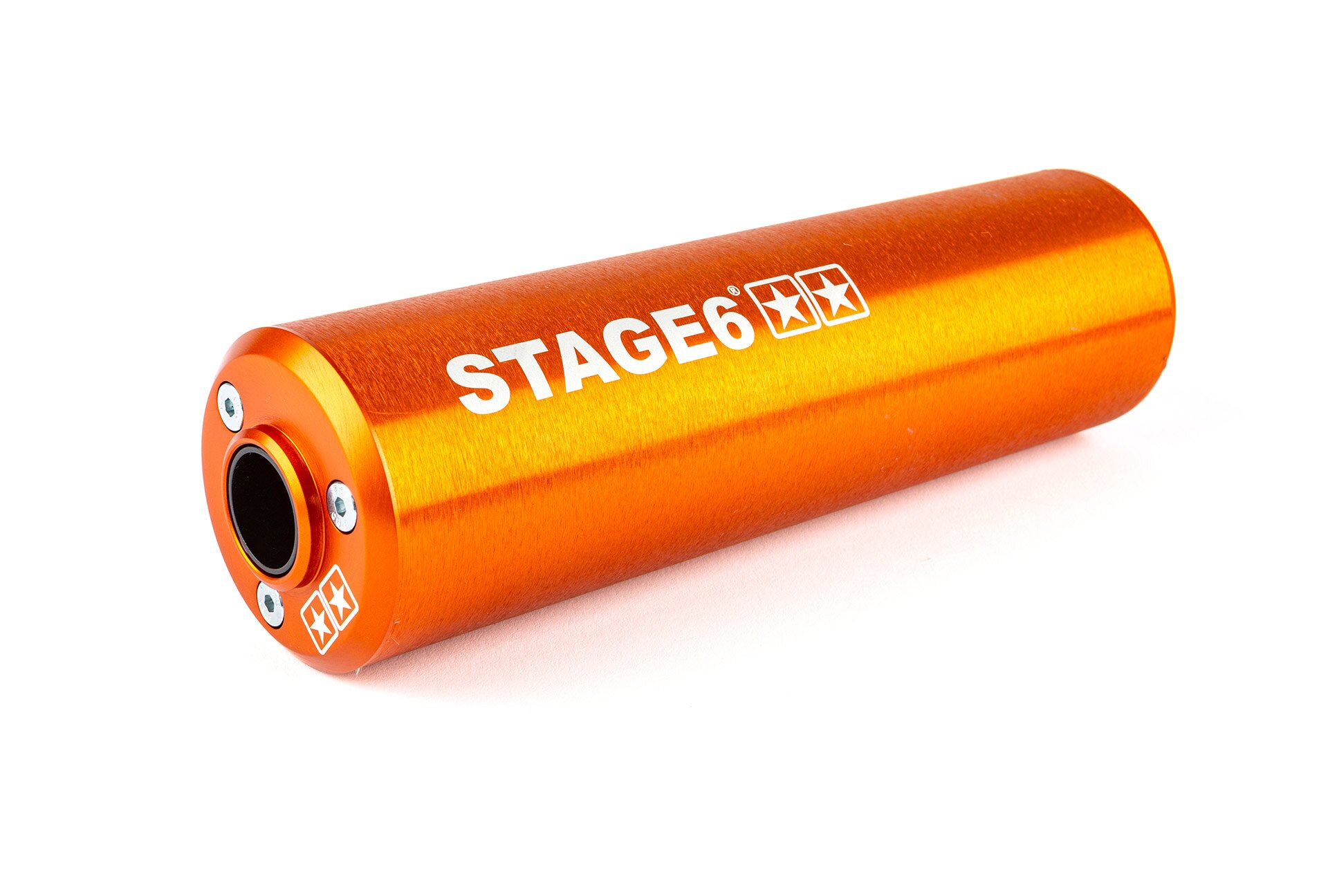 Silencieux d'échappement Stage6 50 - 80 droit orange