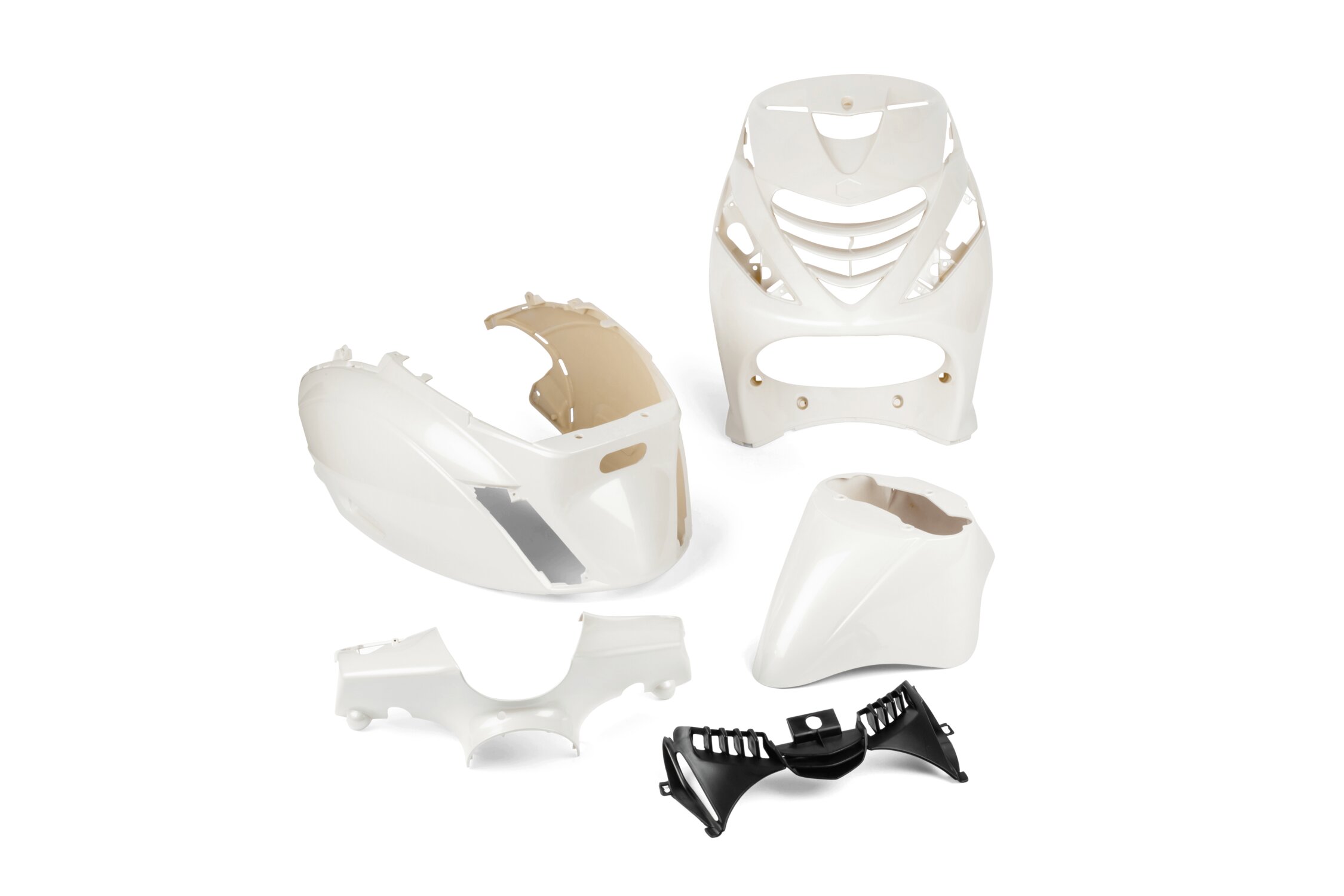 Kit carénage Piaggio Zip SP2 5 pièces Blanc