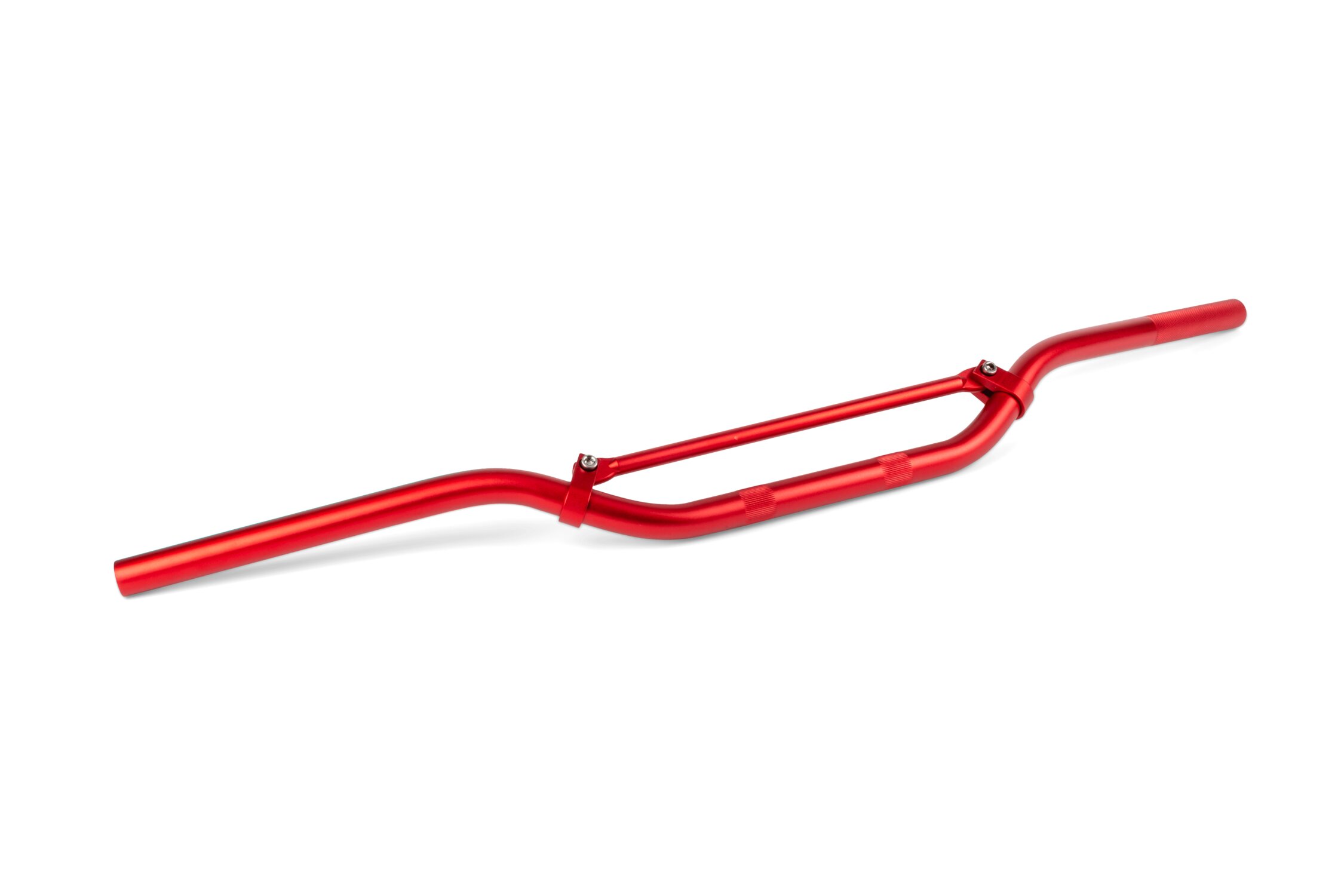 Guidon Moto 50 type cross 22mm Rouge