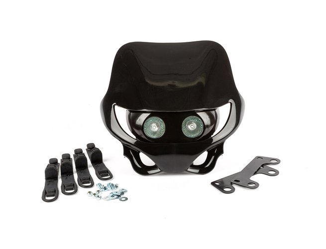 Headlight Mask Enduro black supermoto 50cc buy | MAXISCOOT.com