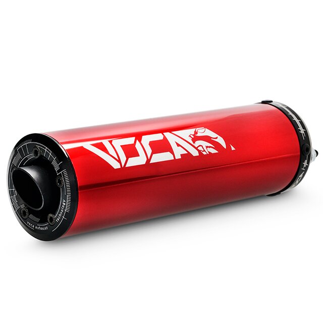 Silencieux Voca Racing Alu rouge