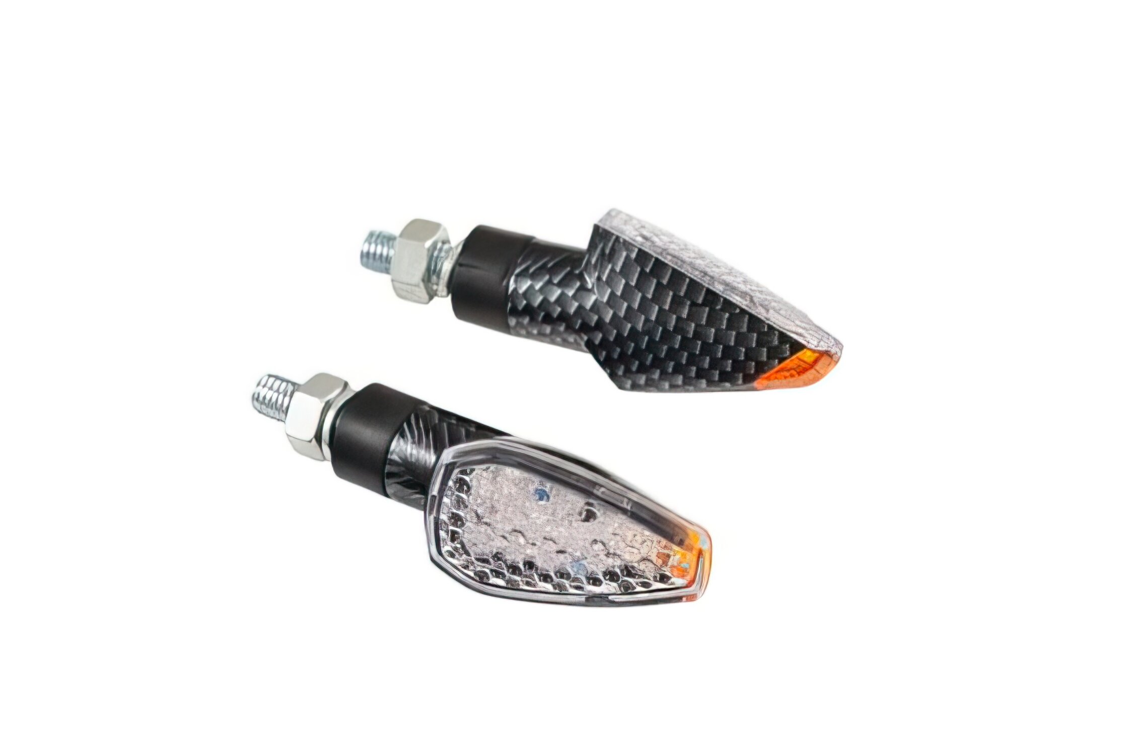 Clignotants Led Indicator carbone / transparent