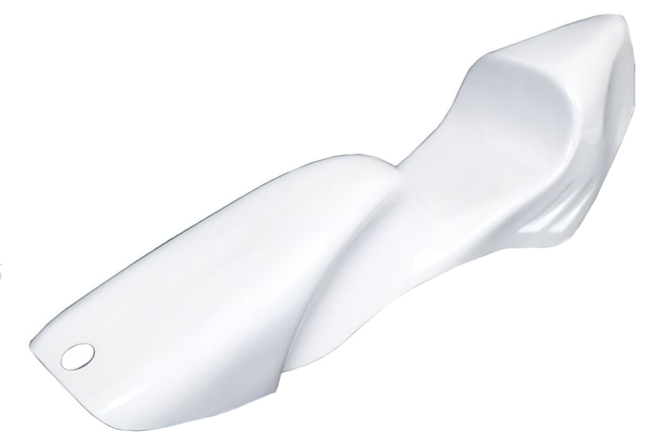 Monocoque polyester course MBK Magnum blanche