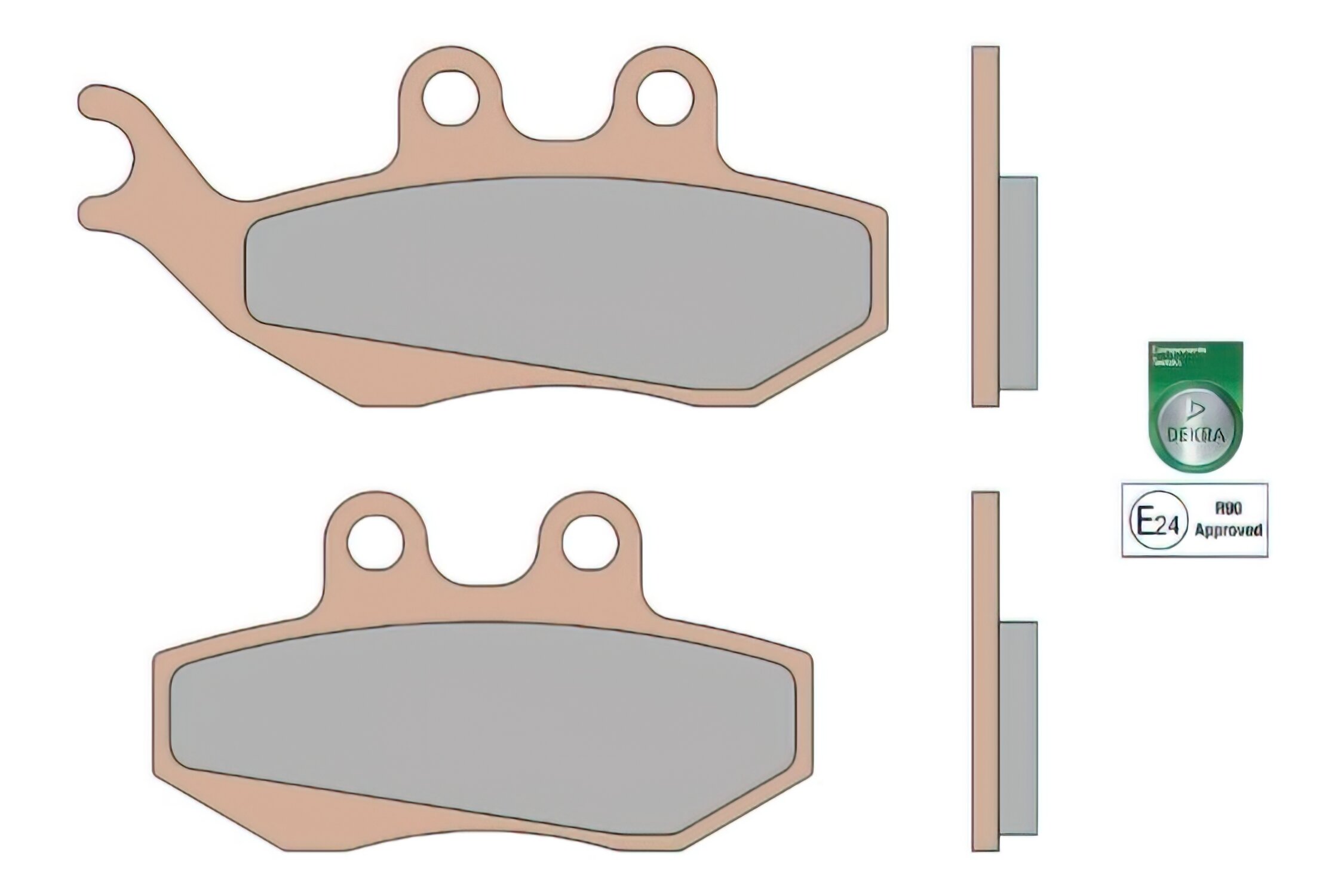 Plaquettes de frein Malossi MHR Synt Piaggio (Grimeca)