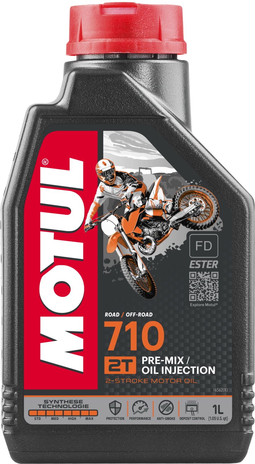 Huile Motul 710 100% synthétique 1L