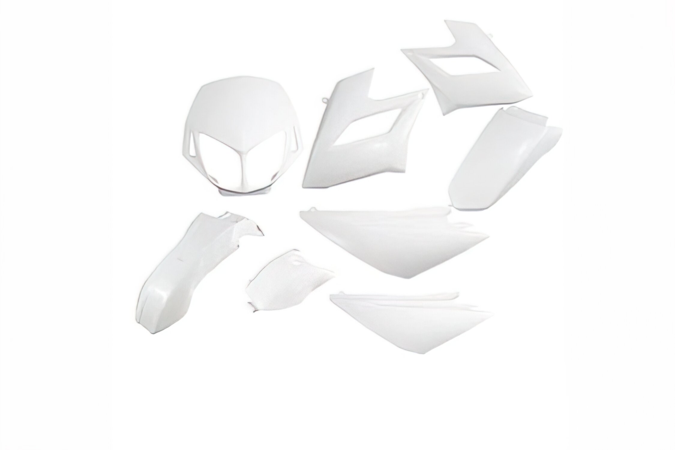 Kit carénage 8 pièces Blanc Derbi DRD Racing 2006 - 2011