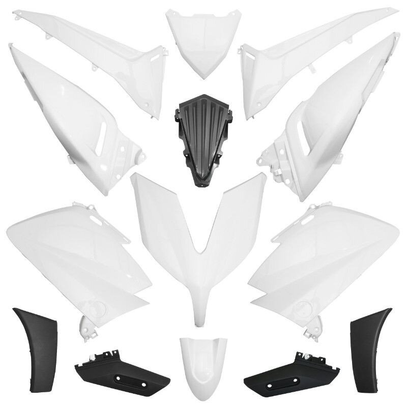 Kit carénage 14 pièces Blanc Yamaha Tmax 530 2015 - 2016